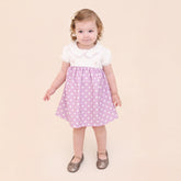 Lilax Puanlı Salopet Takım(09-24 Ay)