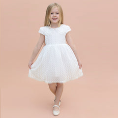 Lilax Girl's Cluster Pattern Dress (2-5) Age